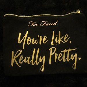 Too Faced makeup bag
